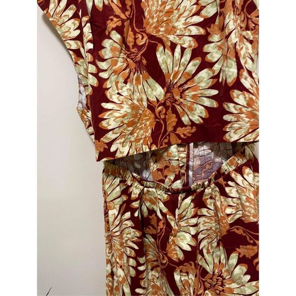 New Free People Shasta Printed Cord One Piece Size M - Picture 7 of 8